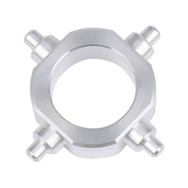 Combinaison de tournage-fraisage de connecteur, usinage de précision, pièces en aluminium personnalisées, usinage de précision